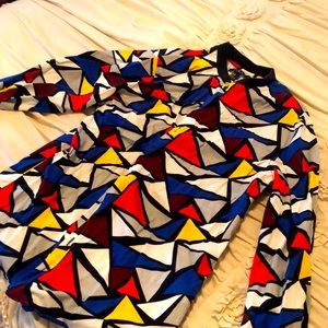 Colorful Geometric 90’s Style Shirt